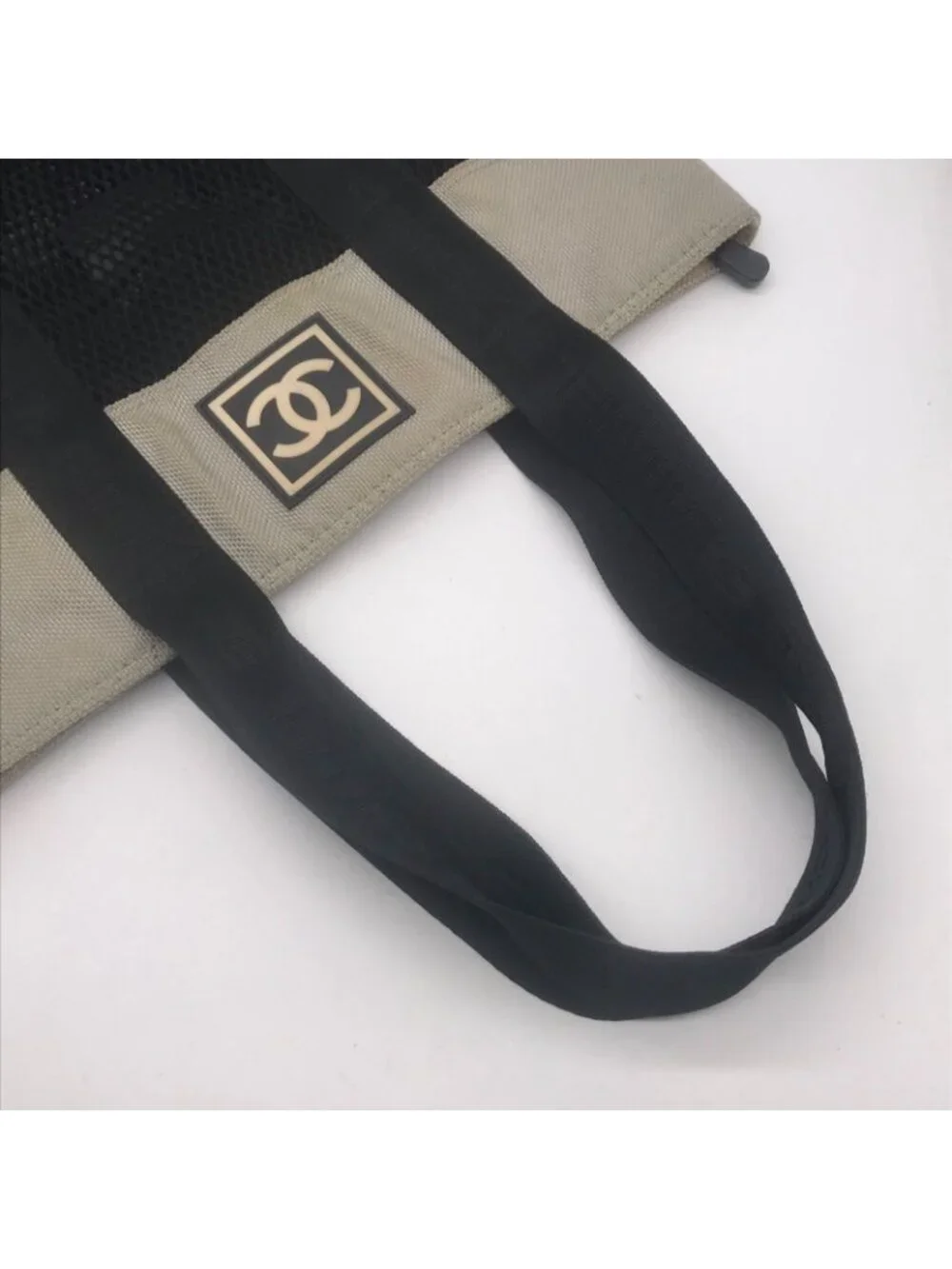Chanel Sports Mesh Tote Shoulder Bag